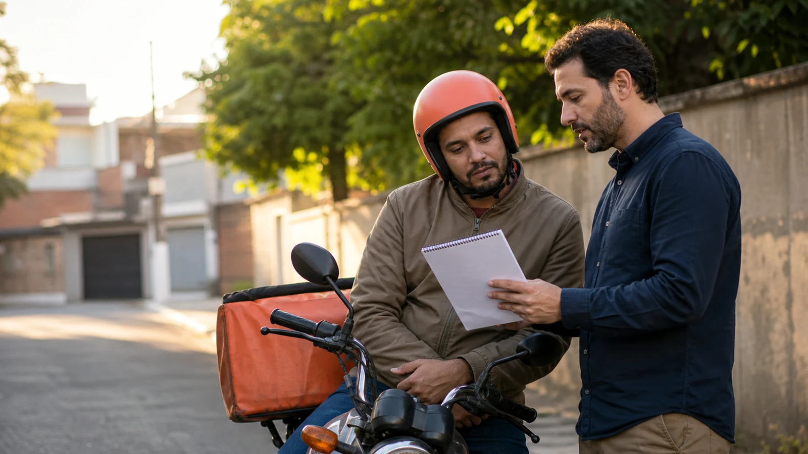 Motorista de aplicativo em sua rotina de trabalho