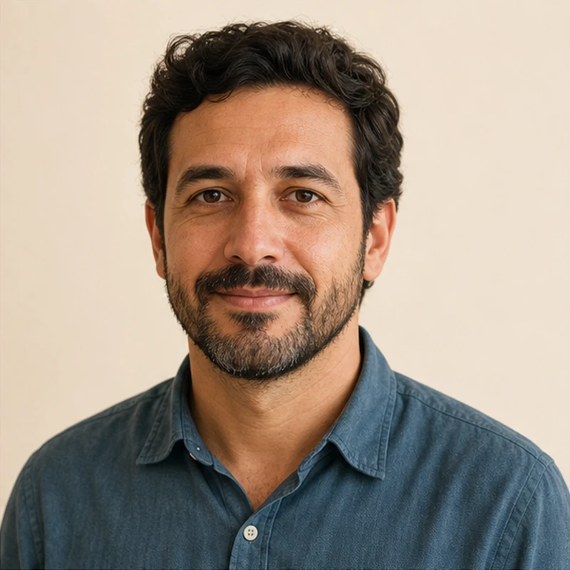 Retrato de Rafael, cliente atendido pela Ampariva